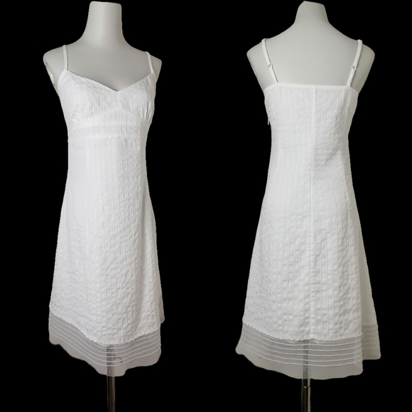 💧 white cotton slip dress by JACOB - Picture 6 of 6
